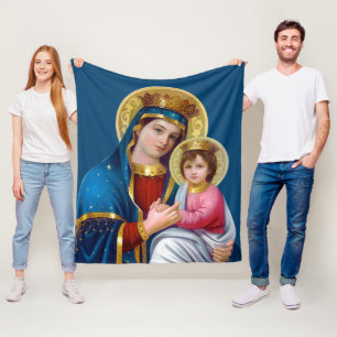 Madonna och Child Fleecefilt