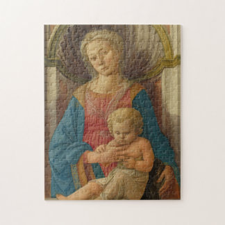 Madonna och Child Fra Filippo Lipp Painting Pussel
