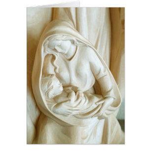 Madonna och Child Hälsningskort
