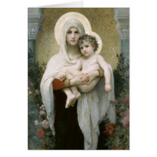 Madonna och Child Hälsningskort