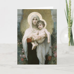Madonna och Child Helgkort