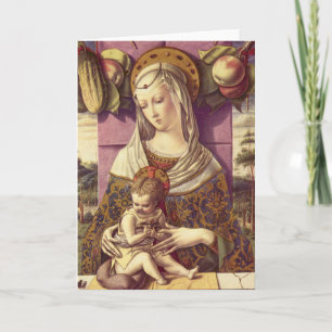 Madonna och Child Helgkort