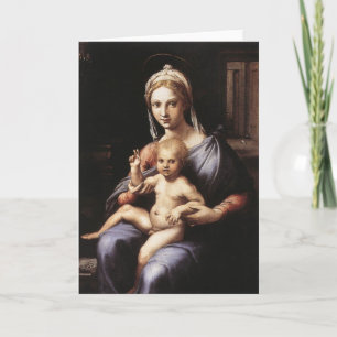 Madonna och Child Helgkort