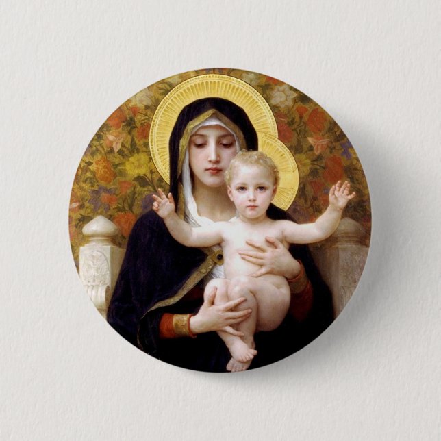 Madonna och Child Knapp (Framsida)