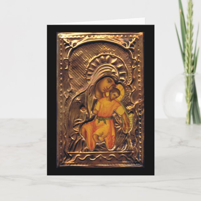 Madonna och Child Kort (Framsida)