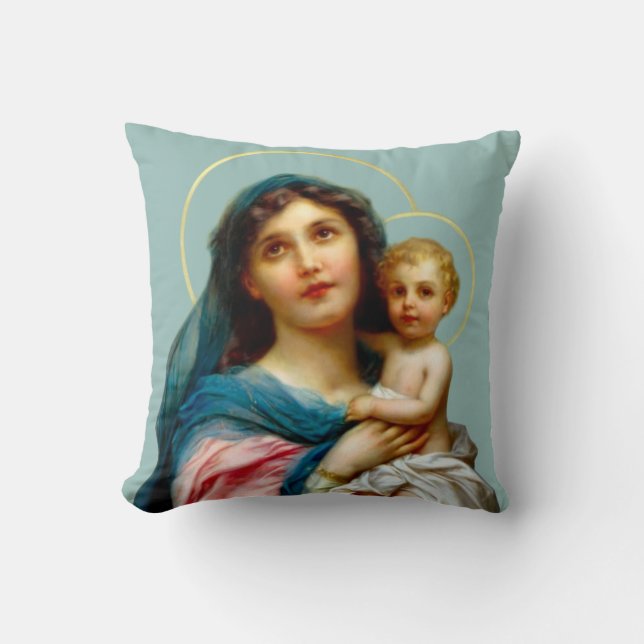Madonna och Child Kudde (Framsida)