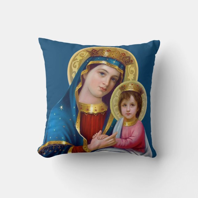 Madonna och Child Kudde (Framsida)