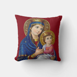 Madonna och Child Kudde