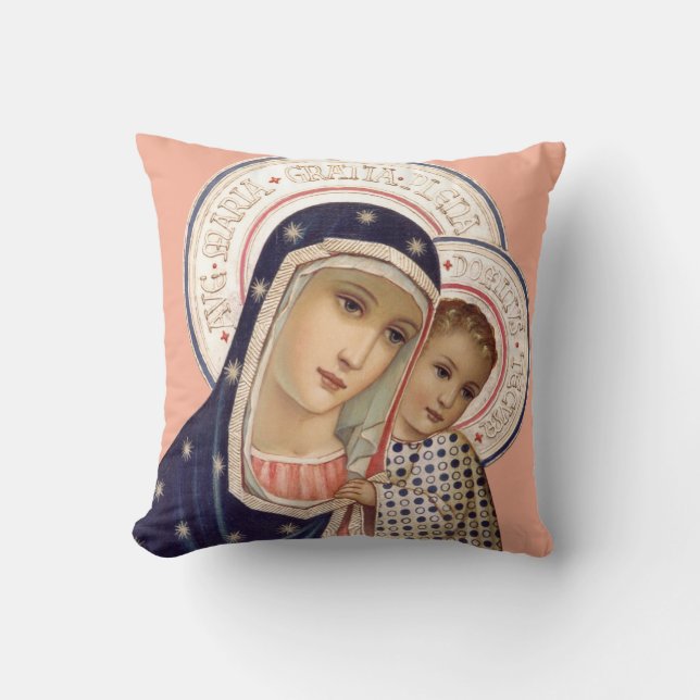 Madonna och Child Kudde (Framsida)