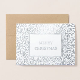 Madonna och Child Luxury Real Foil-julkort Folierat Kort