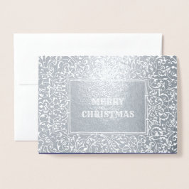 Madonna och Child Luxury Real Foil-julkort Folierat Kort