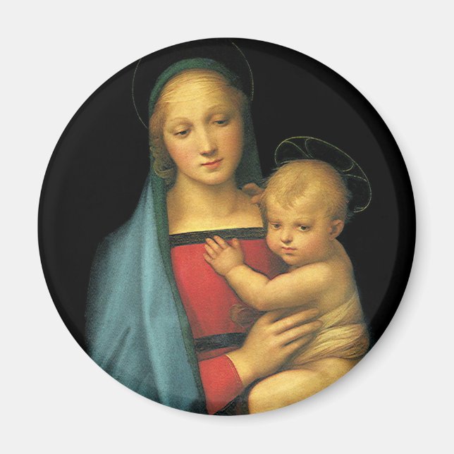 Madonna och Child, Madonna del Granduca, av Raphae Magnet (Framsidan)