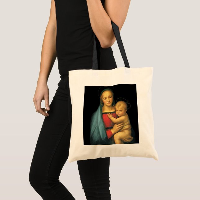 Madonna och Child, Madonna del Granduca, av Raphae Tygkasse (Framsida (produkt))