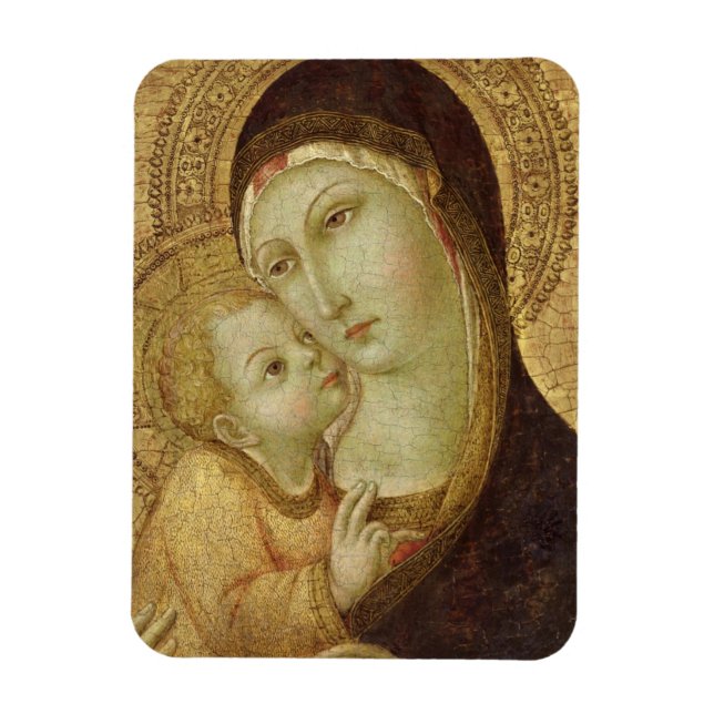 Madonna och Child Magnet (Vertikal)