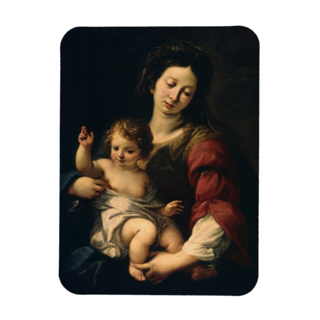 Madonna och Child Magnet (Vertikal)
