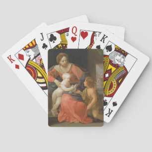 Madonna och Child med Saint John the Baptist Kortlek
