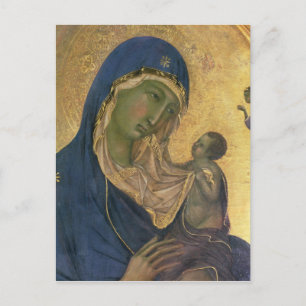 Madonna och Child med SS. Dominic och Aurea Vykort