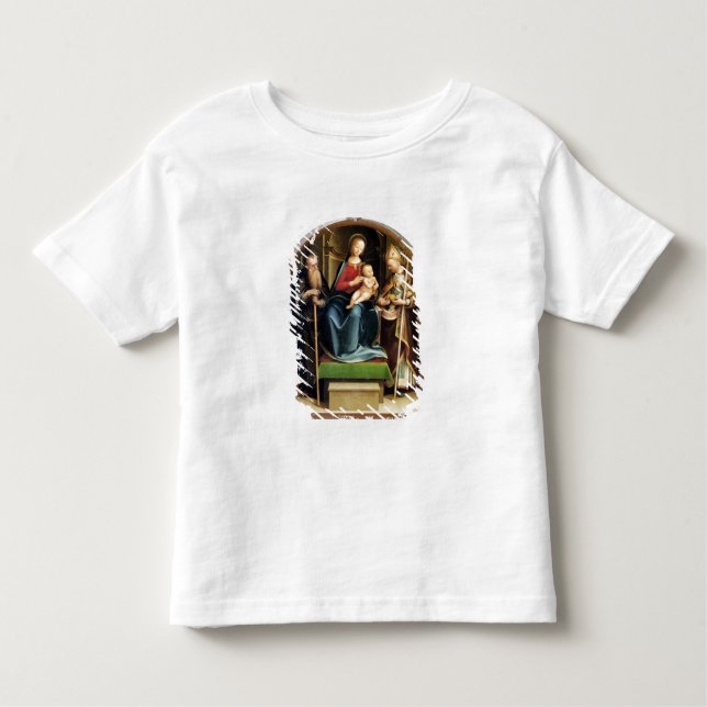 Madonna och Child med St. Anthony Abbot och St. N. Tee (Framsida)