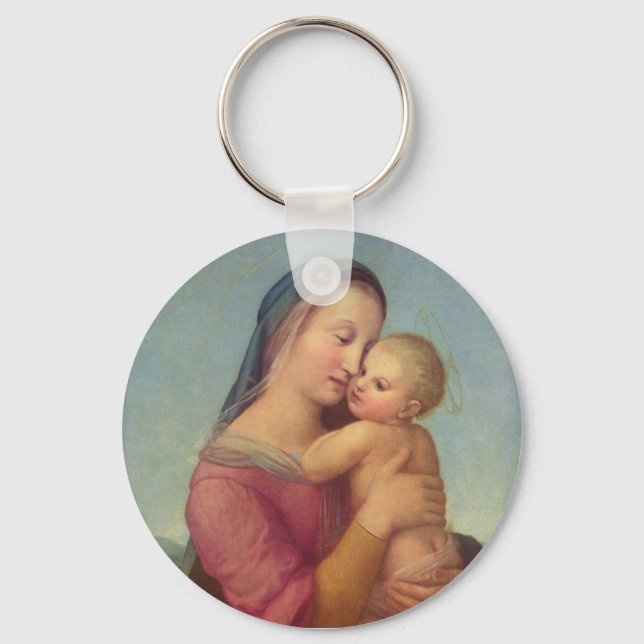 Madonna och Child Nyckelring (Framsida)