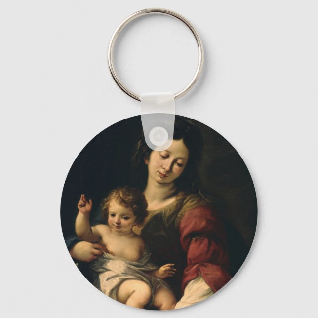 Madonna och Child Nyckelring (Framsida)