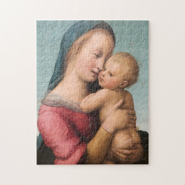 Madonna och Child Pussel (Vertikal)