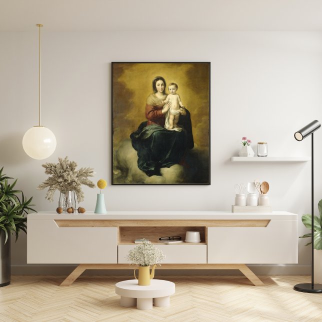 Madonna och Child, Religiösa Fine Art Poster (Skapare uppladdad)