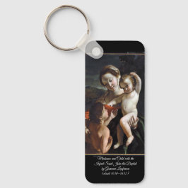 Madonna och Child Saint John Nyckelring