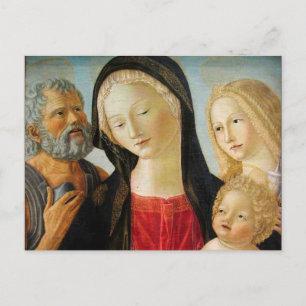 Madonna och Child, St Jerome och Mary Magdalene Vykort