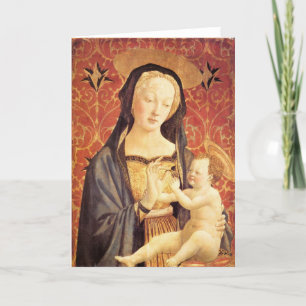 Madonna och Child - Veneziano - c1432 Kort