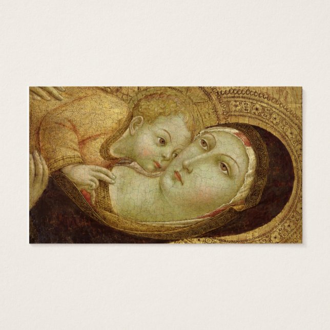 Madonna och Child Visitkort (Baksidan)