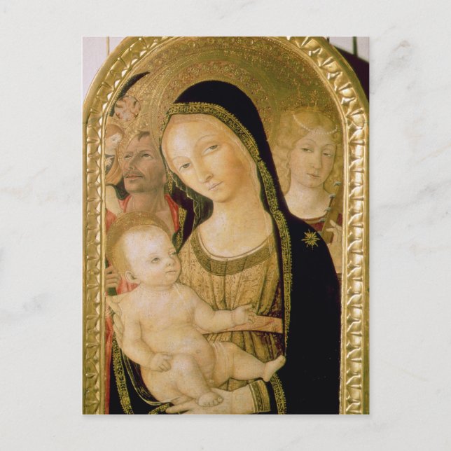 Madonna och Child Vykort (Framsida)