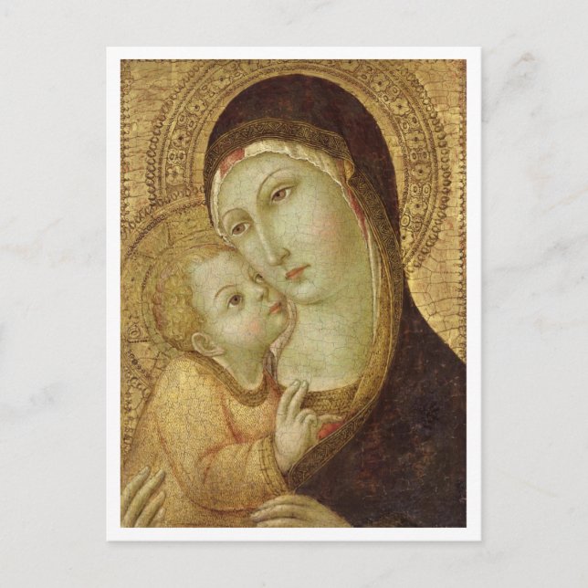 Madonna och Child Vykort (Framsida)