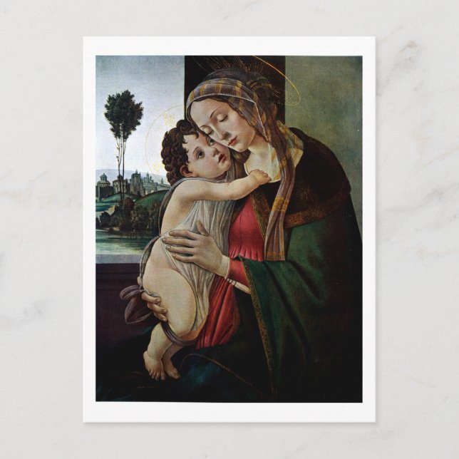 Madonna och Child Vykort (Framsida)
