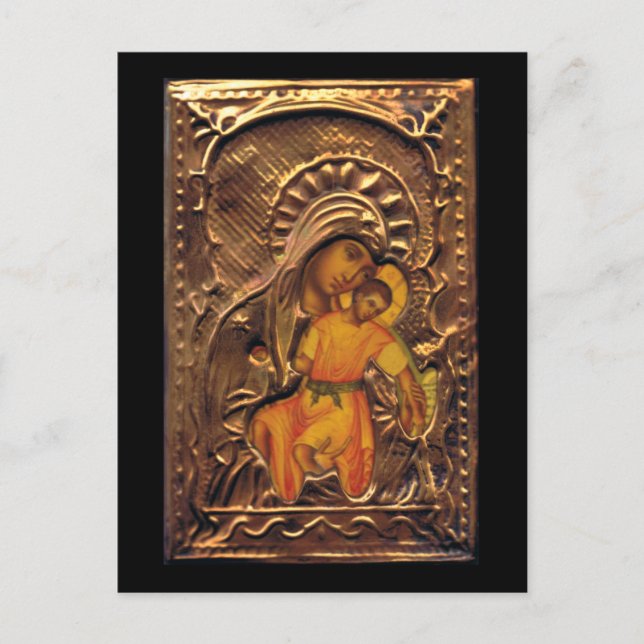 Madonna och Child Vykort (Framsida)