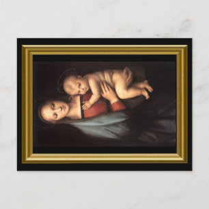 Madonna och Child Vykort