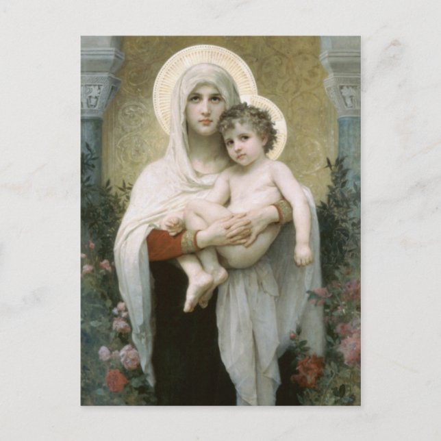 Madonna och Child Vykort (Framsida)