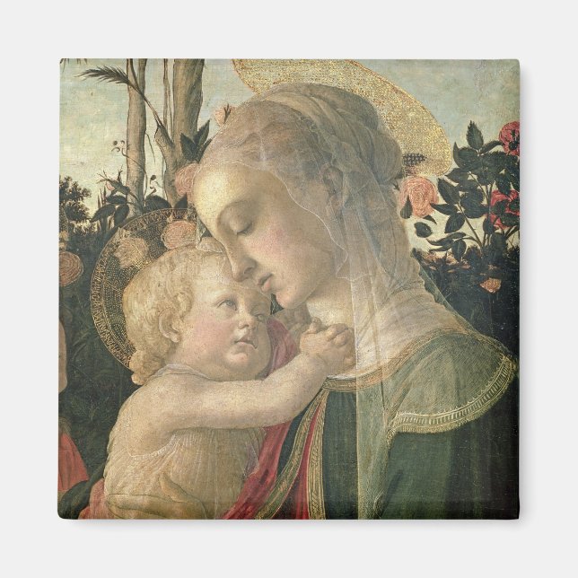 Madonna och Child with St John the Baptist, detai Magnet (Framsidan)