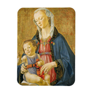 Madonna och Child with Two Donors, 1525-1530 Magnet