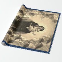 MADONNA OCH CHRISTMAS GIFT WRAP Bouguereau