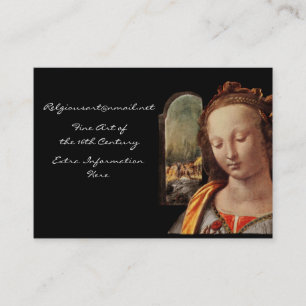 Madonna of Carnation Visitkort