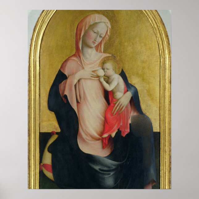 Madonna of Humility, c.1410 (tempera on panel) Poster (Framsidan)