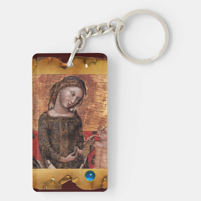MADONNA OF HUMILITY Parchment (Baksidan)