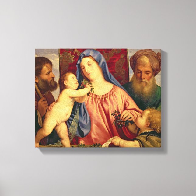 Madonna of the Cherries with Joseph Canvastryck (Framsida)