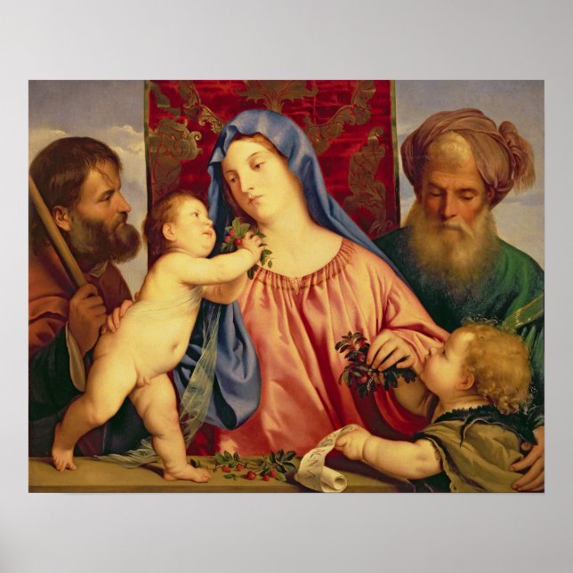 Madonna of the Cherries with Joseph Poster (Framsidan)