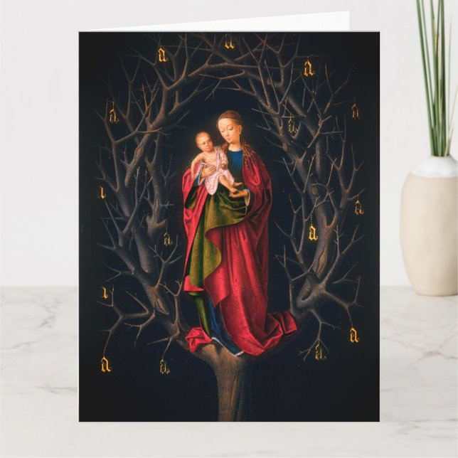 Madonna of the Dry Träd (Petrus Christus, 1462-5) Kort (Framsida)