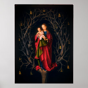 Madonna of the Dry Träd (Petrus Christus, 1462-5) Poster