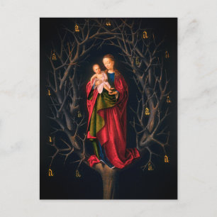 Madonna of the Dry Träd (Petrus Christus, 1462-5) Vykort