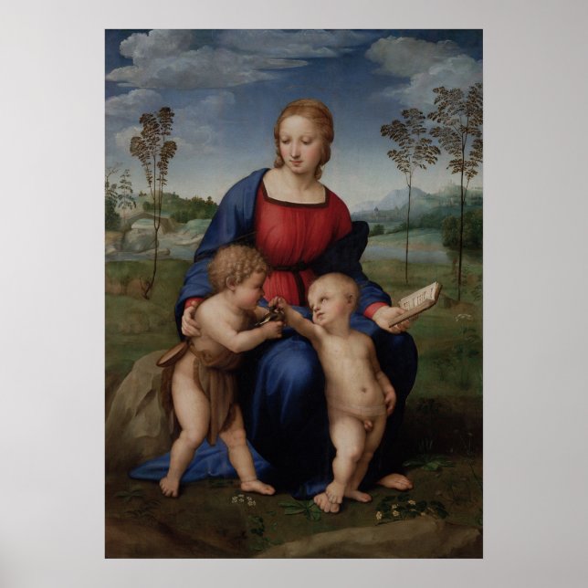 Madonna of the Goldfinch by Raphael - Poster (Framsidan)
