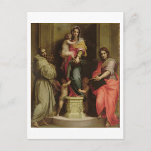 Madonna of the Harpies, 1517 (olja på panel) Vykort