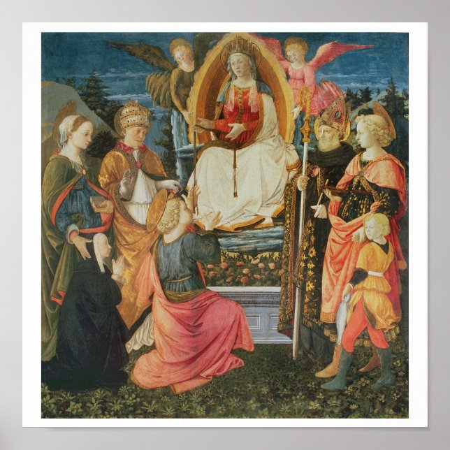 Madonna of the Helig Girdle, 1456 (tempera on Poster (Framsidan)